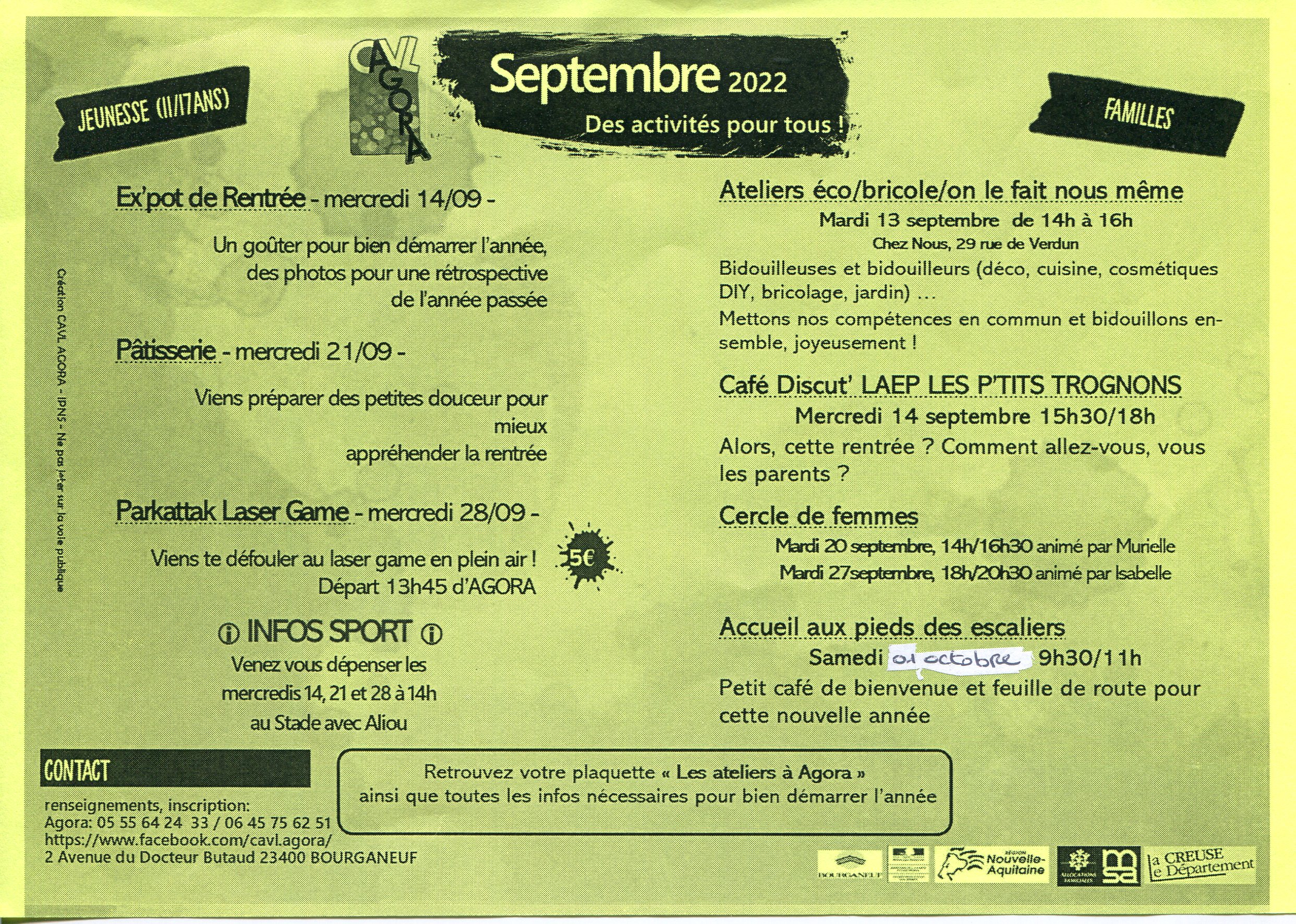 Test Agora Flyer